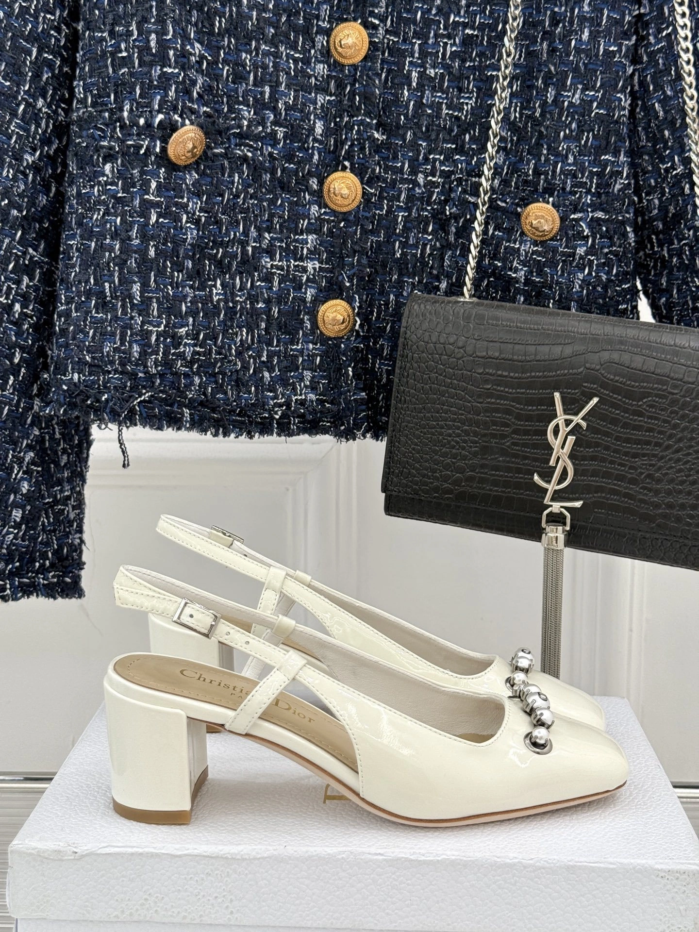 COCO-- 4ior KDV346VNI_S26W Calfskin Paris Heel height：5.5cm item:E-X000H2332